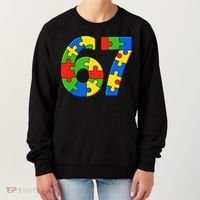 Autism 67 Puzzle 6-7 Meme Six Seven Women's Sweatshirt thumb 0