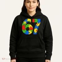 Autism 67 Puzzle 6-7 Meme Six Seven Hoodie thumb 5