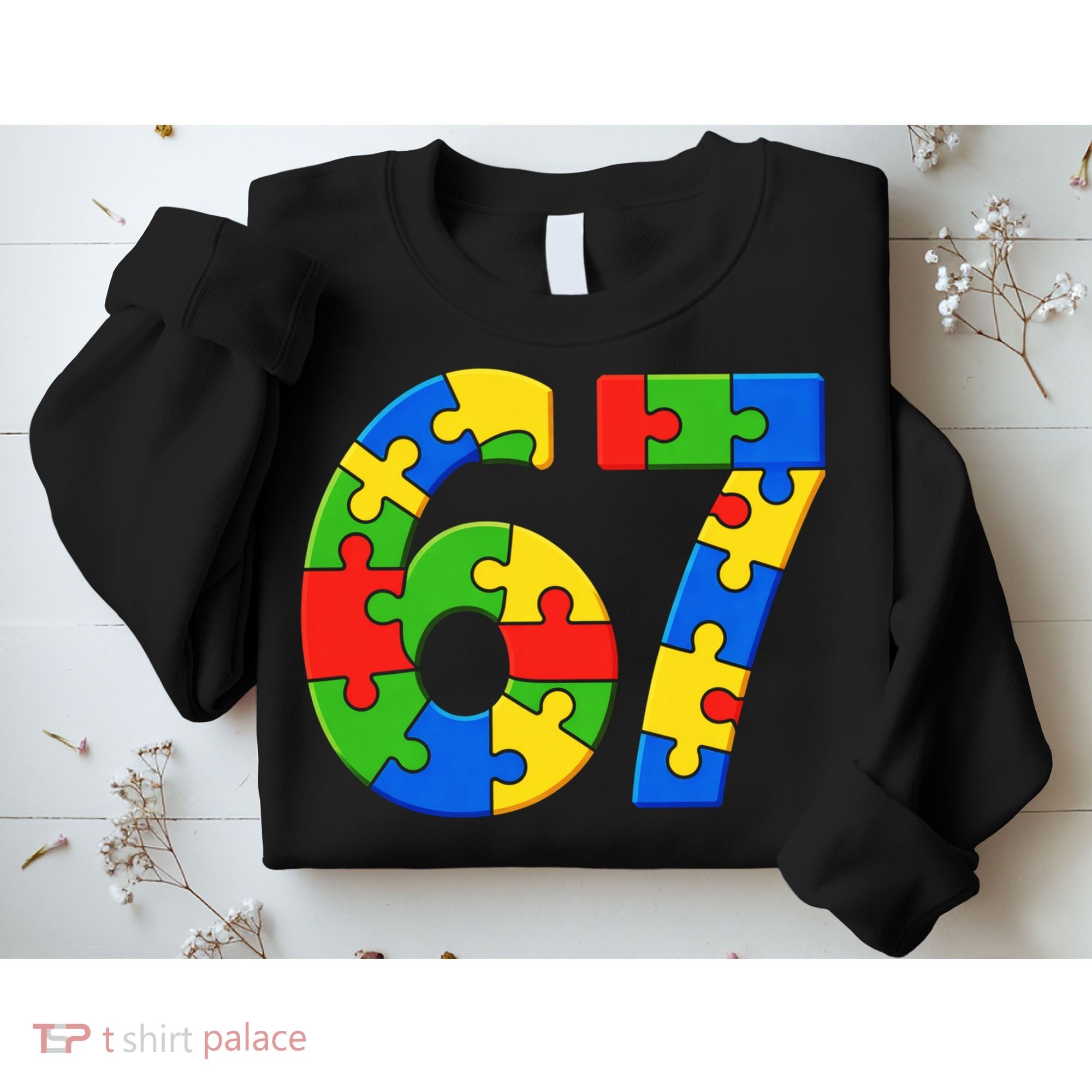 Autism 67 Puzzle 6-7 Meme Six Seven Sweatshirt
