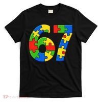 Autism 67 Puzzle 6-7 Meme Six Seven T-Shirt thumb 0