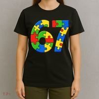 Autism 67 Puzzle 6-7 Meme Six Seven T-Shirt thumb 4