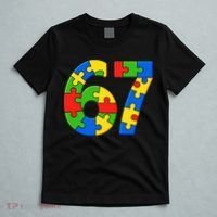Autism 67 Puzzle 6-7 Meme Six Seven T-Shirt thumb 5