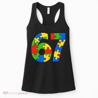 Autism 67 Puzzle 6-7 Meme Six Seven Women's Tank Top thumb 0