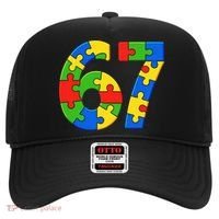 Autism 67 Puzzle 6-7 Meme Six Seven Hat thumb 0