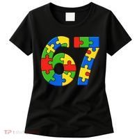 Autism 67 Puzzle 6-7 Meme Six Seven Women's T-Shirt thumb 0