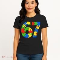 Autism 67 Puzzle 6-7 Meme Six Seven Women's T-Shirt thumb 4