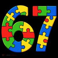 Autism 67 Puzzle 6-7 Meme Six Seven Women's T-Shirt thumb 6