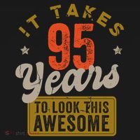 Awesome 95 Year Old - Vintage 95th Birthday  Bucket Hat thumb 4