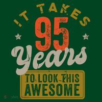 Awesome 95 Year Old - Vintage 95th Birthday  T-Shirt thumb 7