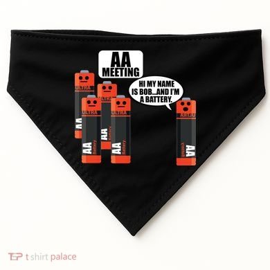 AA Meeting USA-Made Doggie Bandana