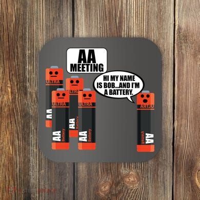 AA Meeting Coaster