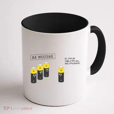 AA Meeting Funny Alcohol Drinking Coffee Mug back