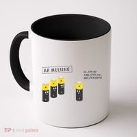 AA Meeting Funny Alcohol Drinking Coffee Mug thumb 0