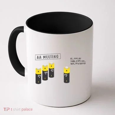 AA Meeting Funny Alcohol Drinking Coffee Mug