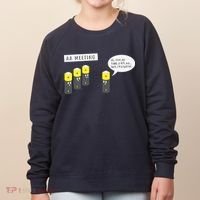 AA Meeting Funny Alcohol Drinking Women's Sweatshirt thumb 0
