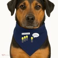 AA Meeting Funny Alcohol Drinking USA-Made Doggie Bandana thumb 1