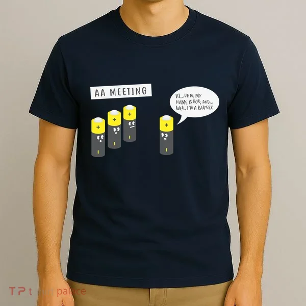 AA Meeting Funny Alcohol Drinking T-Shirt