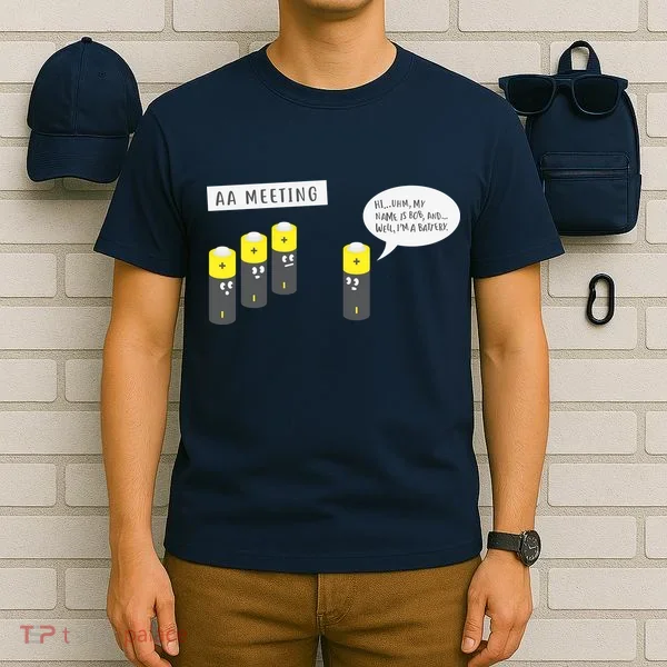 AA Meeting Funny Alcohol Drinking T-Shirt