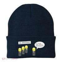 AA Meeting Funny Alcohol Drinking Beanie thumb 0