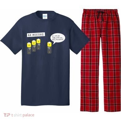 AA Meeting Funny Alcohol Drinking Pajama Set