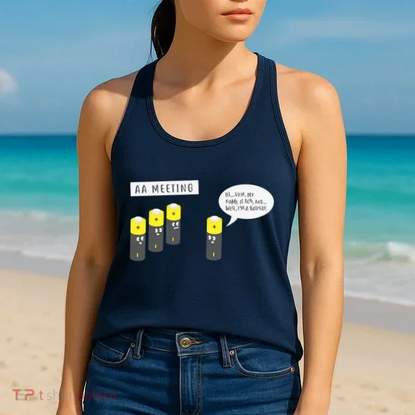 AA Meeting Funny Alcohol Drinking Women's Tank Top