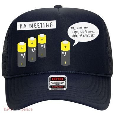 AA Meeting Funny Alcohol Drinking Hat