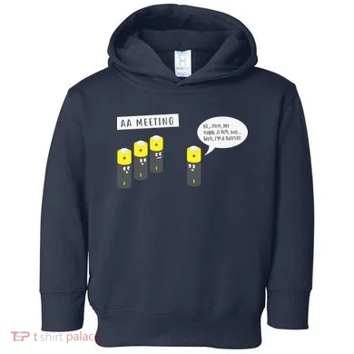 AA Meeting Funny Alcohol Drinking Toddler Hoodie