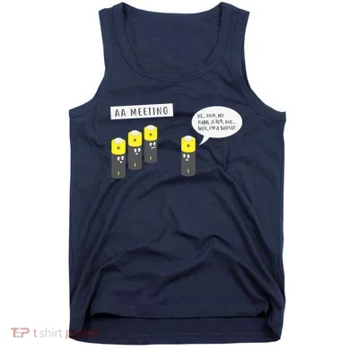 AA Meeting Funny Alcohol Drinking Tank Top