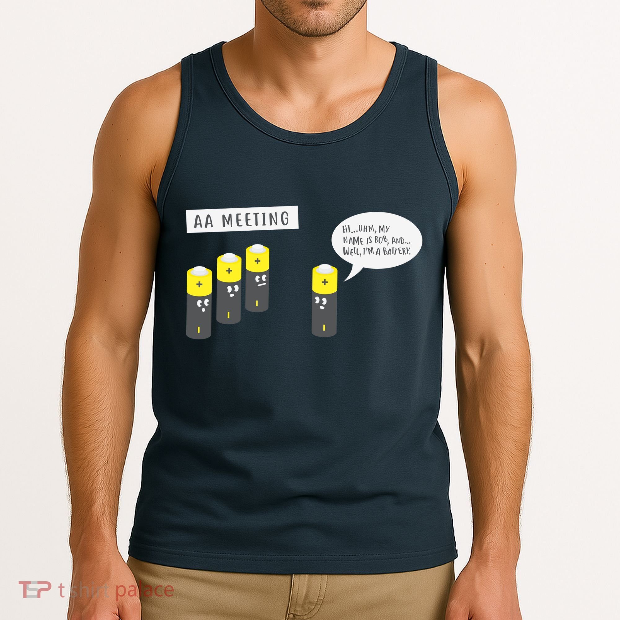 AA Meeting Funny Alcohol Drinking Tank Top