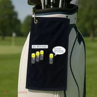 AA Meeting Funny Alcohol Drinking Golf Towel thumb 2