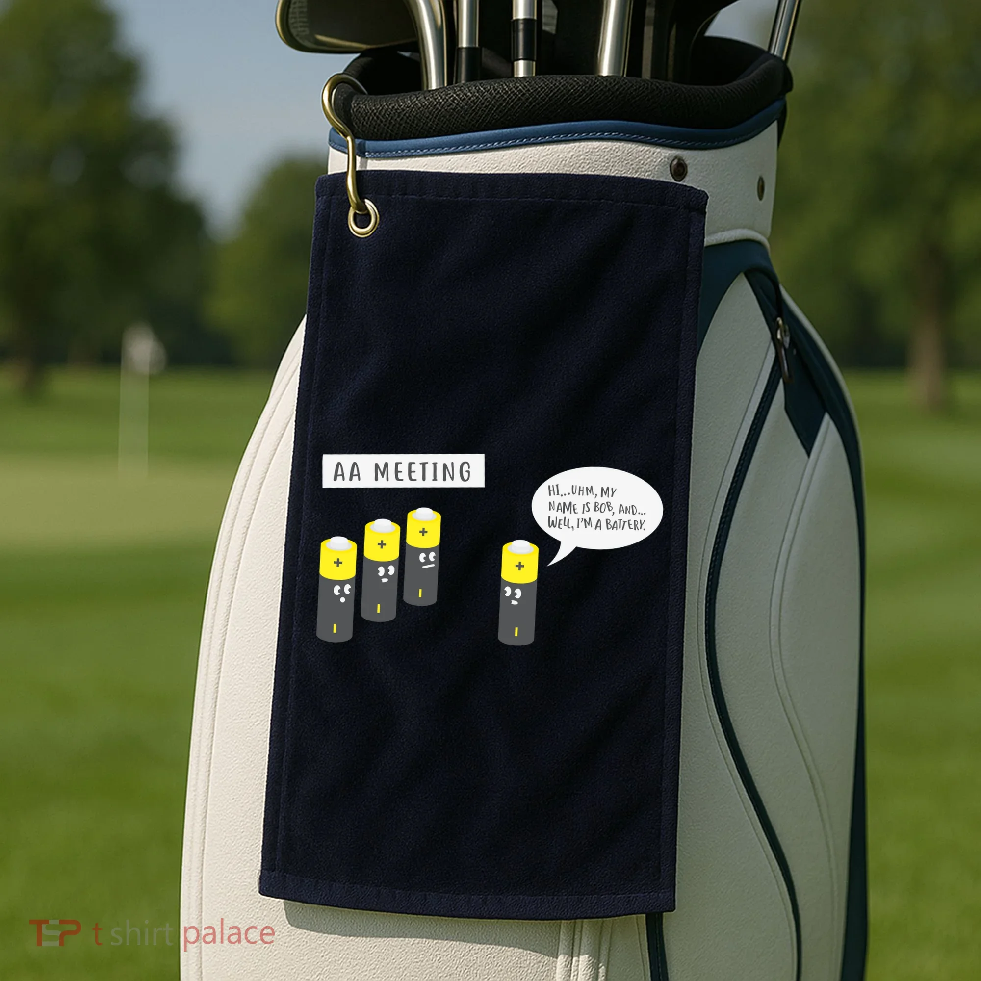 AA Meeting Funny Alcohol Drinking Golf Towel