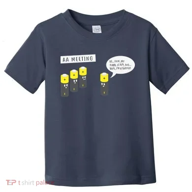AA Meeting Funny Alcohol Drinking Toddler T-Shirt
