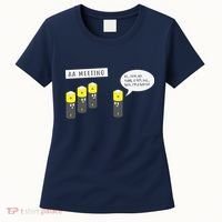 AA Meeting Funny Alcohol Drinking Women's T-Shirt thumb 0