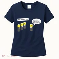 AA Meeting Funny Alcohol Drinking Women's T-Shirt thumb 0