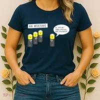 AA Meeting Funny Alcohol Drinking Women's T-Shirt thumb 2