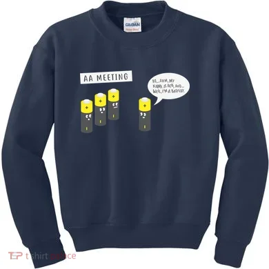 AA Meeting Funny Alcohol Drinking Kids Sweatshirt