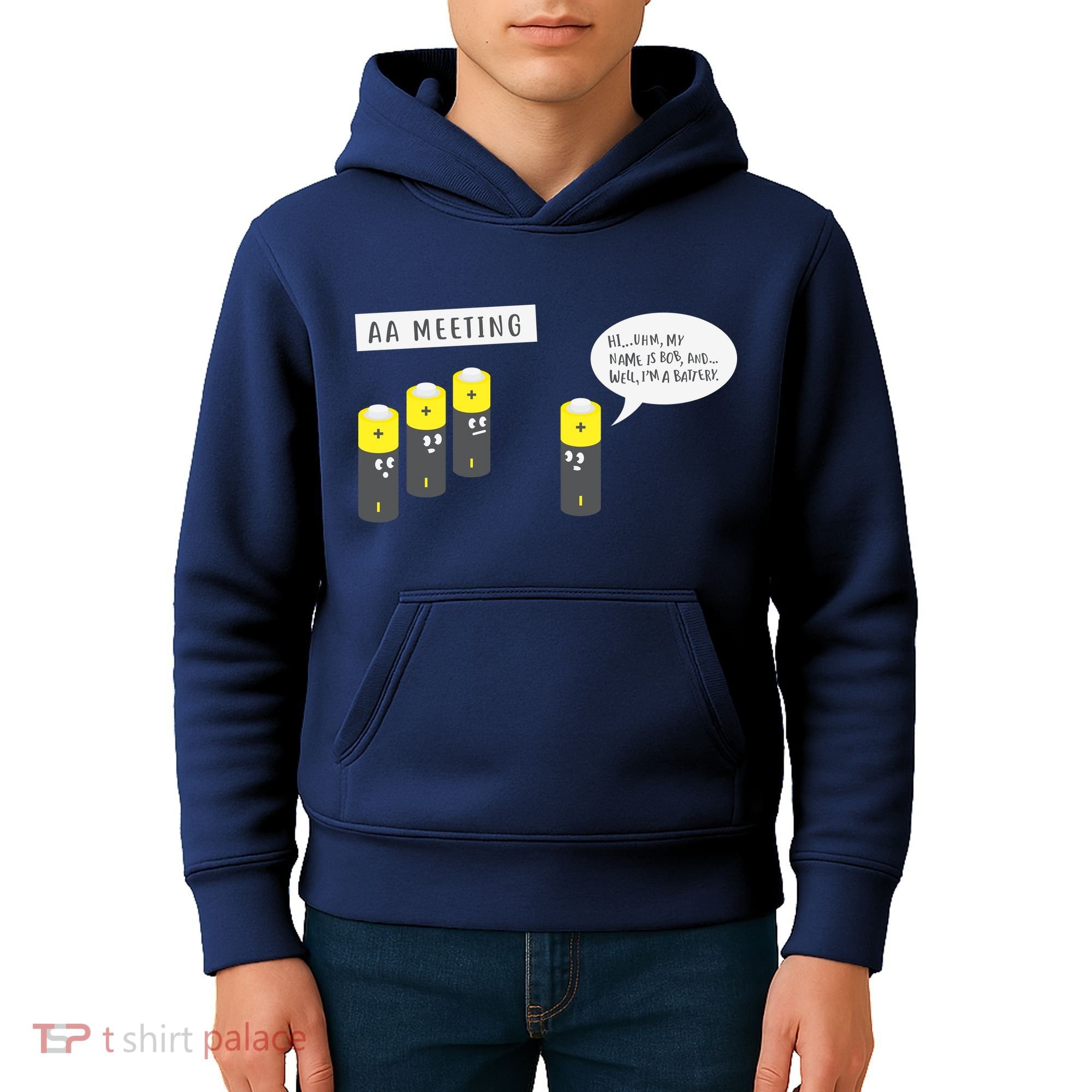 AA Meeting Funny Alcohol Drinking Kids Hoodie