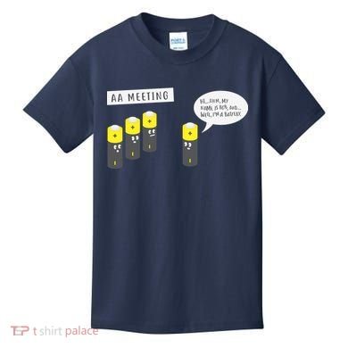 AA Meeting Funny Alcohol Drinking Kids T-Shirt