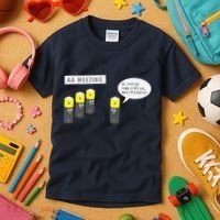AA Meeting Funny Alcohol Drinking Kids T-Shirt thumb 3