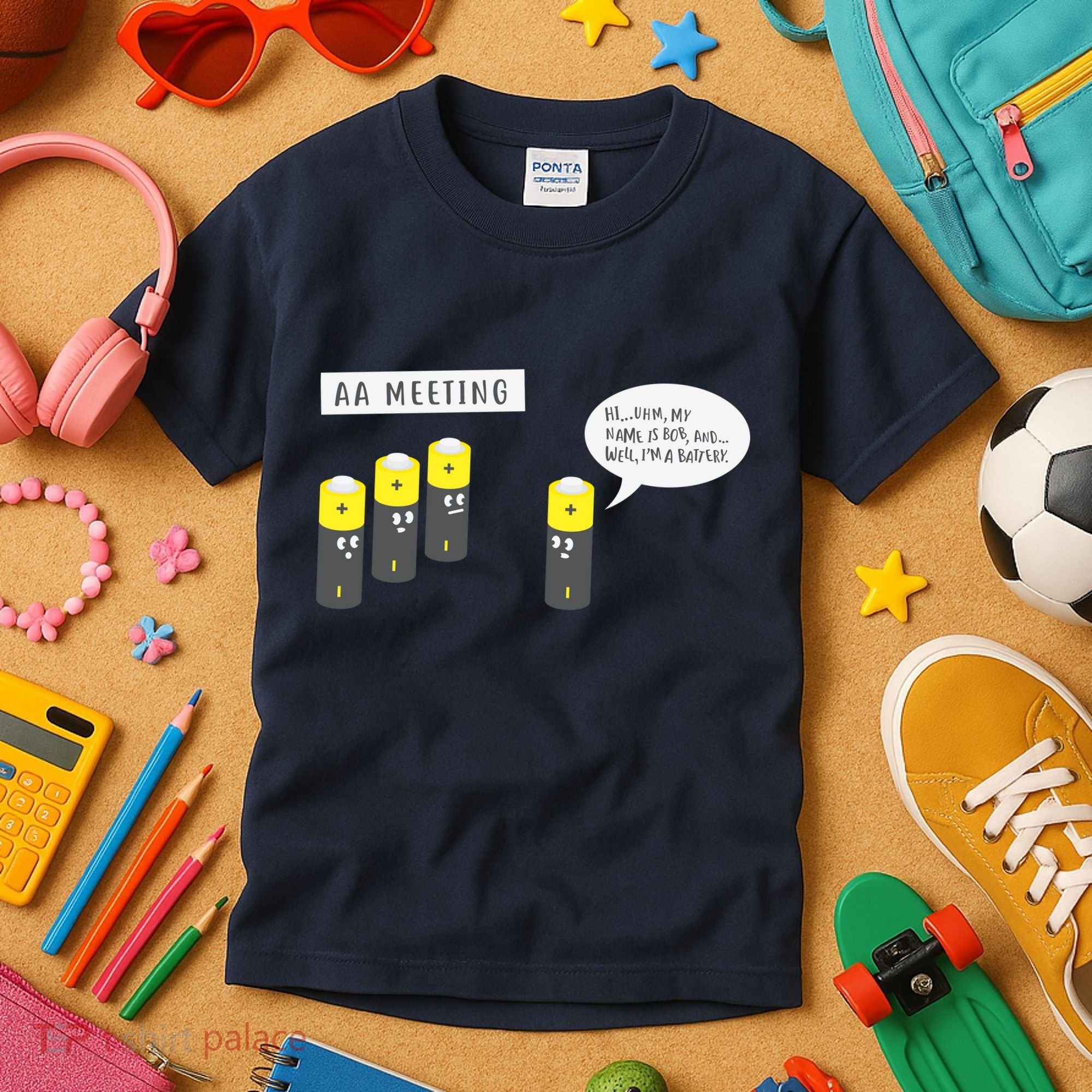 AA Meeting Funny Alcohol Drinking Kids T-Shirt