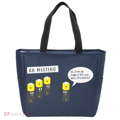 AA Meeting Funny Alcohol Drinking Tote Bag