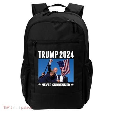 Assassination Attempt 2024 Never Surrender Trump Shot Backpack