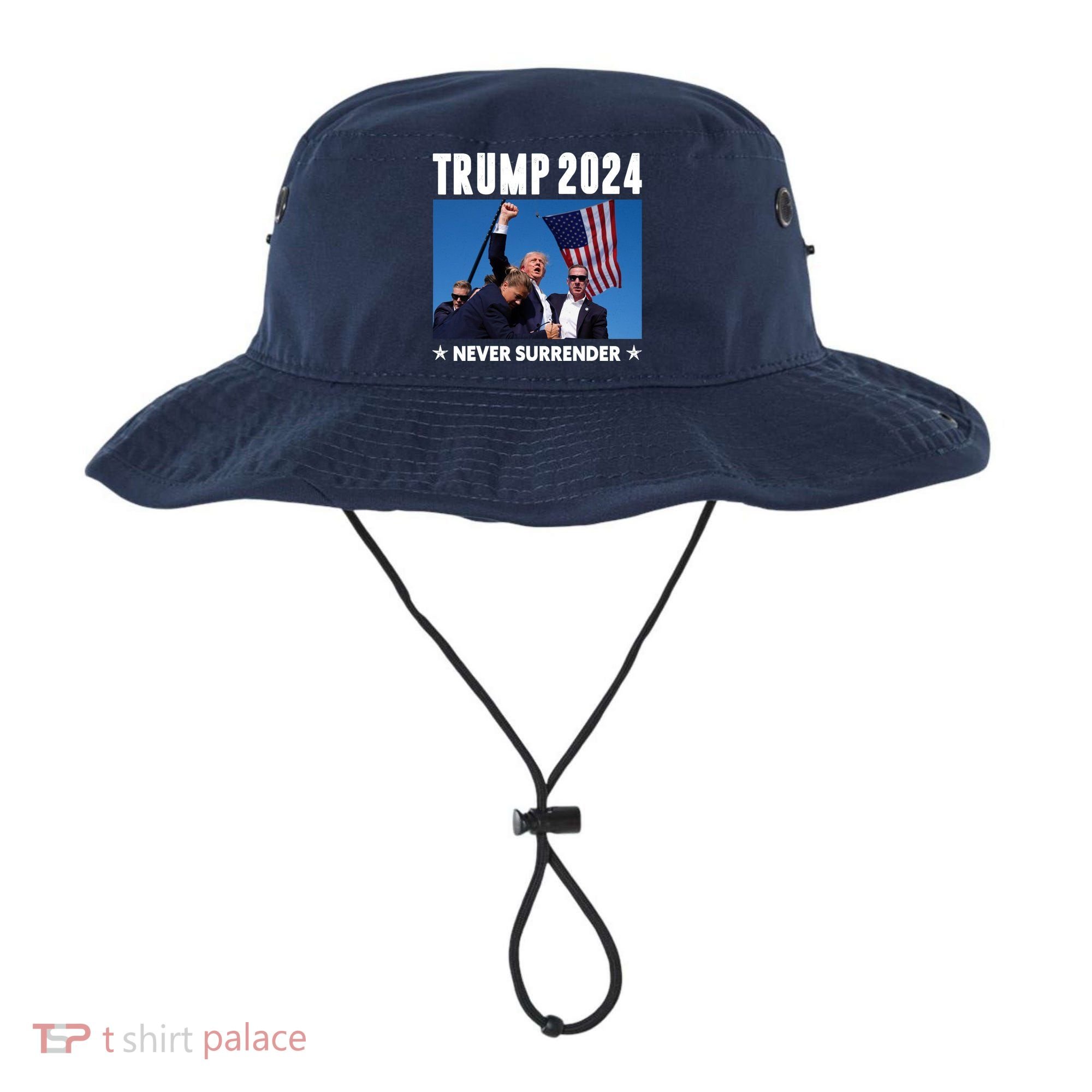 Assassination Attempt 2024 Never Surrender Trump Shot Bucket Hat