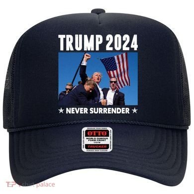 Assassination Attempt 2024 Never Surrender Trump Shot Hat