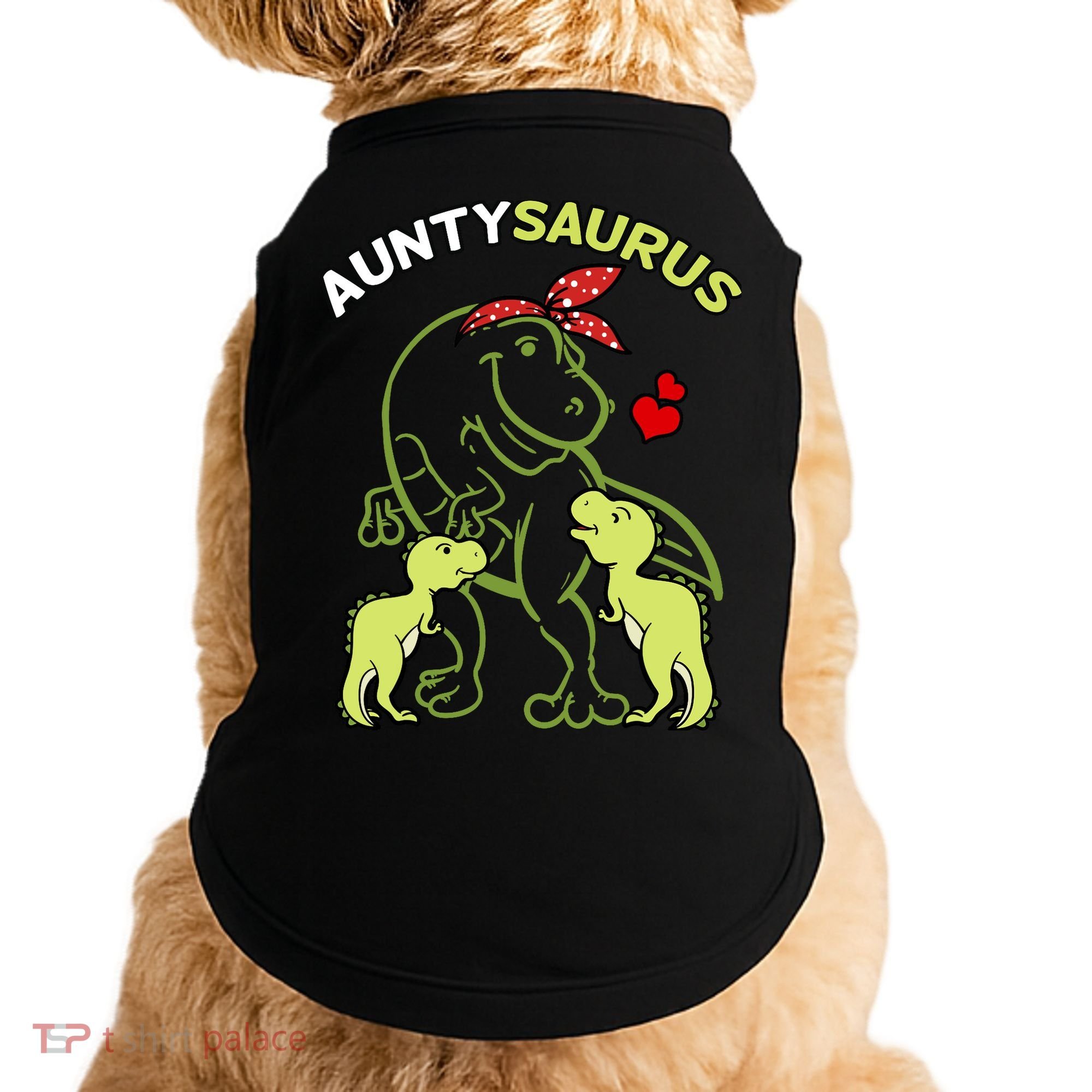 Auntysaurus Aunty 2 Dinosaur Aunt & Uncles Day Doggie Tank