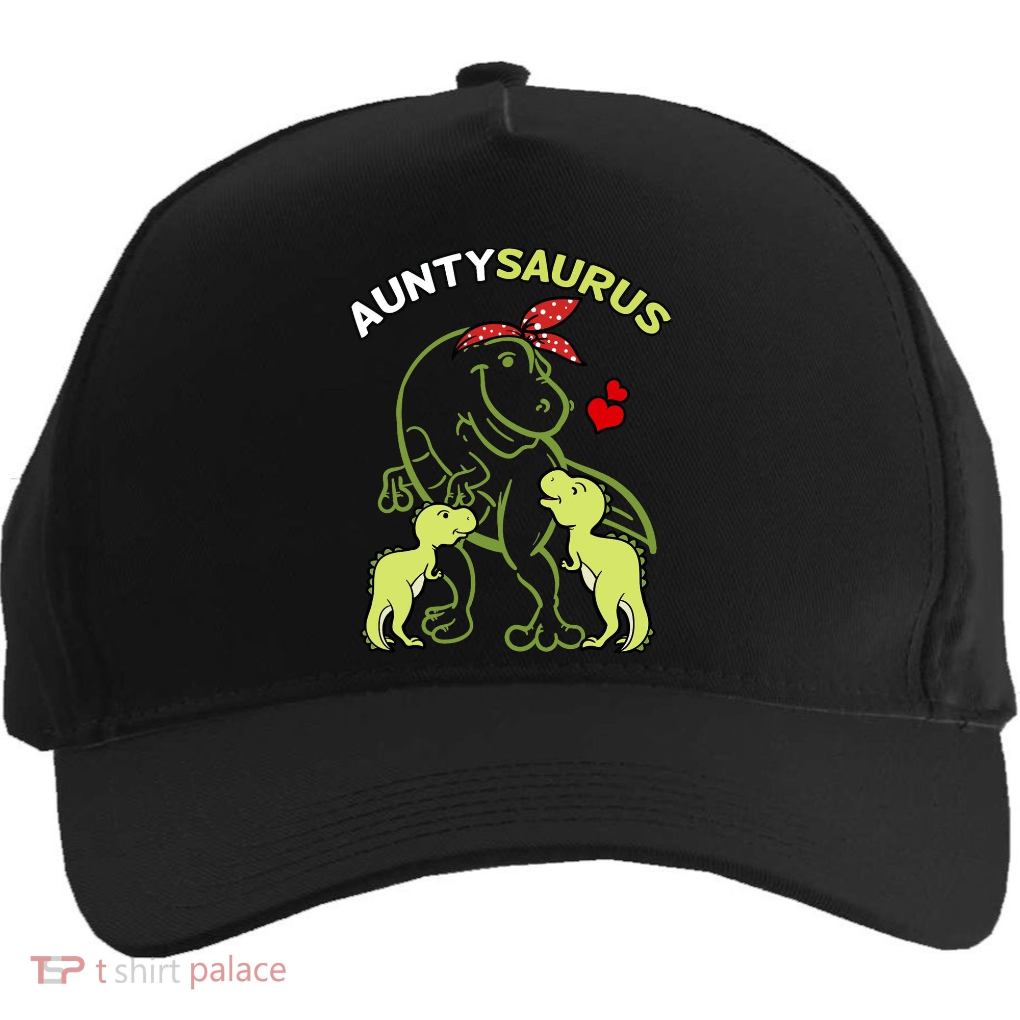 Auntysaurus Aunty 2 Dinosaur Aunt & Uncles Day Five-Panel Snapback Cap