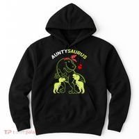 Auntysaurus Aunty 2 Dinosaur Aunt & Uncles Day Hoodie thumb 0