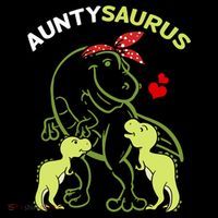 Auntysaurus Aunty 2 Dinosaur Aunt & Uncles Day Hoodie thumb 7