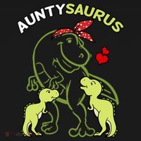 Auntysaurus Aunty 2 Dinosaur Aunt & Uncles Day Apron thumb 3