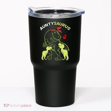 Auntysaurus Aunty 2 Dinosaur Aunt & Uncles Day Tumbler